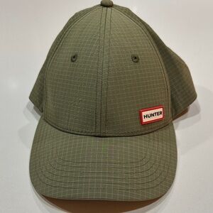 Hunter RipStop Grid Pattern Olive Baseball Cap O/S